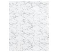 vidaXL Furniture Sticker Self-Adhesive Sticky Back Wallpaper Marble White PVC