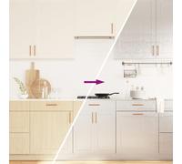 vidaXL Furniture Stickers Self-Adhesive Film Sticky Back Wallpaper Silver PET