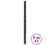 vidaXL Furniture Stickers Self-Adhesive Sticky Back Wallpaper Marble Black PVC