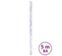 vidaXL Furniture Stickers Self-Adhesive Sticky Back Wallpaper Marble White PVC