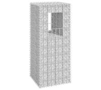 vidaXL Gabion Basket Post 40x40x100 cm Iron