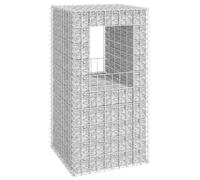 vidaXL Gabion Basket Post 50x50x100 cm Iron
