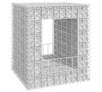 vidaXL Gabion Basket Post 50x50x60 cm Iron