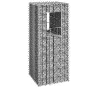 vidaXL Gabion Basket Post Iron Patio Outdoor Garden Planter Gabion Post Rails