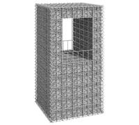 vidaXL Gabion Basket Post Iron Patio Outdoor Garden Planter Gabion Post Rails