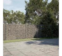 vidaXL Gabion Basket with Cover 1000x50x150 cm Galvanised Iron