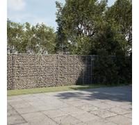 vidaXL Gabion Basket with Cover 900x50x150 cm Galvanised Iron