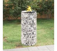 vidaXL Gabion Fire Pit 脴 50 cm Galvanised Iron UK HOT