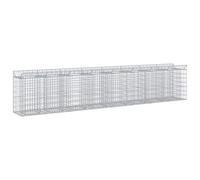 Gabion Raised Bed Silver vidaXL