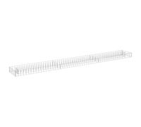 vidaXL Gabion Raised Bed Galvanised Steel 270x30x10 cm