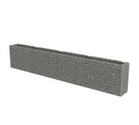 vidaXL Gabion Raised Bed Galvanised Steel 540x50x100cm Stone Basket Raised Bed