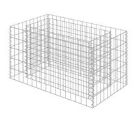 vidaXL Gabion Raised Bed Galvanised Steel 90x50x50 cm