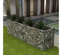 vidaXL Gabion Raised Bed Steel 360x90x100 cm UK HOT