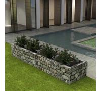 vidaXL Gabion Raised Bed Steel 360x90x50 cm UK GF0