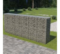 Vidaxl Gabion Wall With Covers Galvanised Steel 300X50X150 Cm