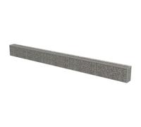 vidaXL Gabion Wall with Covers Galvanised Steel 600x30x50 cm