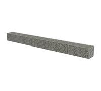 vidaXL Gabion Wall with Covers Galvanised Steel 600x50x50 cm NEW