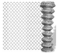 vidaXL Galvanised Chain Link Fence 15 x 1.5 m