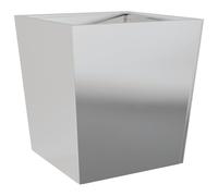 vidaXL Galvanised Steel Garden Planter Flower Pot Patio Box - 50x50x50cm - Outdoor Use - -