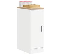 vidaXL Garage Storage Cabinet White 30x51x85 cm Solid Wood Pine