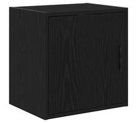 vidaXL Garage Wall Cabinet Black Engineered Wood