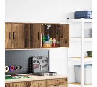 vidaXL Garage Wall Cabinet Old Wood Engineered Wood