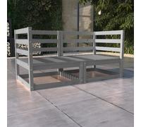 Garden 2-Seater Sofa Outdoor Sofa Sectional Sofa Wooden Solid Pinewood vidaXL