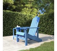 Vidaxl Garden Adirondack Chair Hdpe Aqua Blue