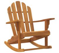 vidaXL Garden Adirondack Rocking Chair 79x100x103 cm Solid Wood Teak Armchair
