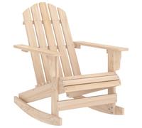 vidaXL Garden Adirondack Rocking Chair Solid Fir Wood