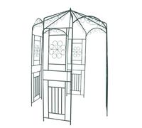 vidaXL Rose Arch 250cm Metal Garden Arbour Plant Climbing Support Pergola