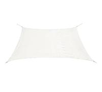 vidaXL Sunshade Sail HDPE Square 2x2 m White UK