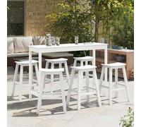 Garden Bar Set HDPE Outdoor Furniture Terrace Patio Modern Pieces Deck vidaXL