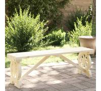 vidaXL Garden Bench 115 cm Solid Wood Fir