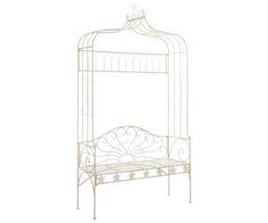 Vidaxl Garden Bench 122 Cm Iron Antique White