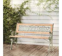 vidaXL Garden Bench 122 cm Solid Firwood UK