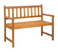 vidaXL Garden Bench 2-Seater 110 x 55 x 90 cm Solid Acacia Wood, vidaXL