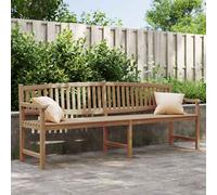 Garden Bench 228x59.5x90 cm Solid Teak Wood
