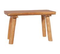 vidaXL Garden Bench 80 cm Solid Teak Wood UK NEW