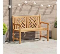 vidaXL Garden Bench Brown 114 x 60 x 90 cm Solid teak wood