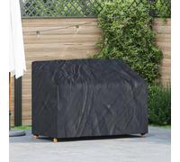vidaXL Garden Bench Cover Black 134 x 70 x 65 / 94 cm 420D fabric