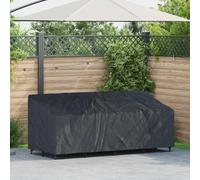 vidaXL Garden Bench Cover Black 220 x 100 x 89 cm 210D oxford fabric