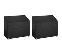 Garden Bench Covers Slipcover Furniture Cover 8 Eyelets Polyethylene vidaXL