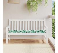 vidaXL Garden Bench Cushion Floral Green 150 x 50 x 4 cm Oxford fabric