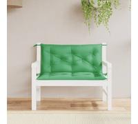 vidaXL Garden Bench Cushions 2pcs Green 39.4x19.7x2.8 Oxford Fabric
