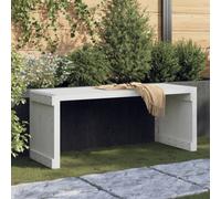 Vidaxl Garden Bench Extendable White 212.5X40.5X45 Cm Solid Wood Pine Garden Benches