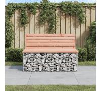 (brown, 103 x 70 x 65 cm) vidaXL Garden Bench Outdoor Park Bench Gabion Design Impregnated Wood Pine