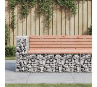 (brown, 122 x 71 x 65.5 cm) vidaXL Garden Bench Outdoor Park Bench Gabion Design Impregnated Wood Pine
