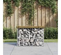 Vidaxl Garden Bench Gabion Design 63X31.5X42 Cm Impregnated Wood Pine Garden Benches
