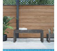 (grey pine, 110 x 38 x 45 cm) vidaXL Garden Bench Wooden Bench Patio Outdoor Bench Seat Solid Wood Pine